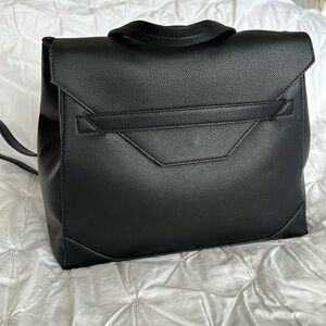 The Honest Company Urban Convertible Tote Backpack Diaper Bag/Changing Pad Black